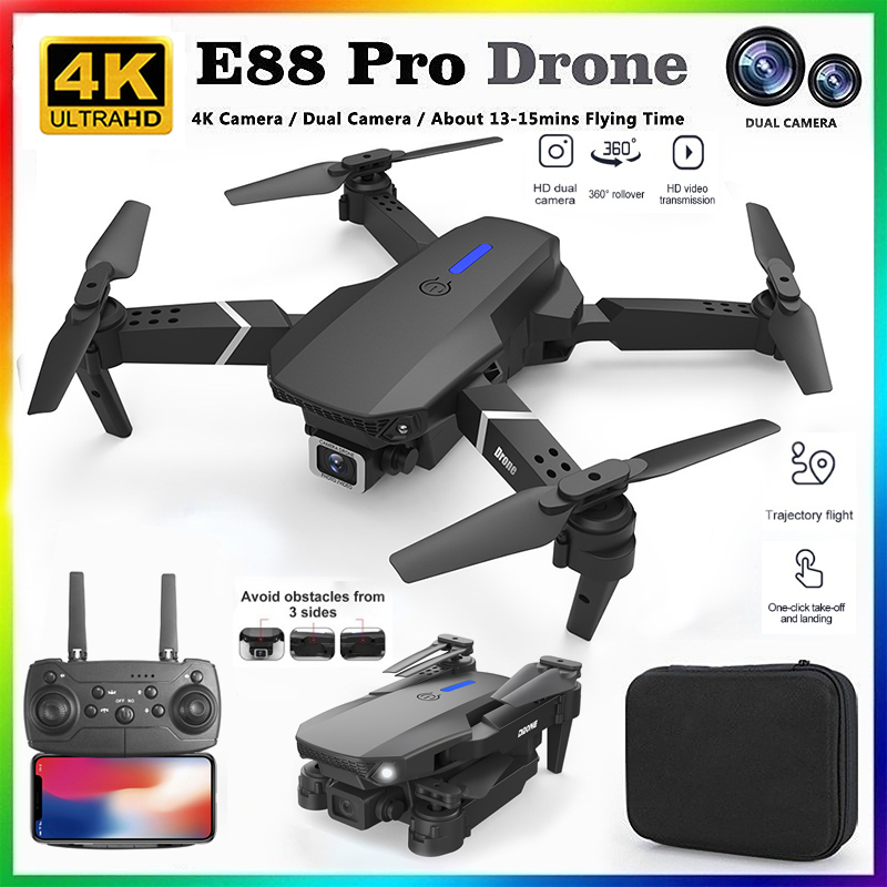 2026 NOVO E88 Drone RC Profiss - Drone Kit Professional avaliação e preço