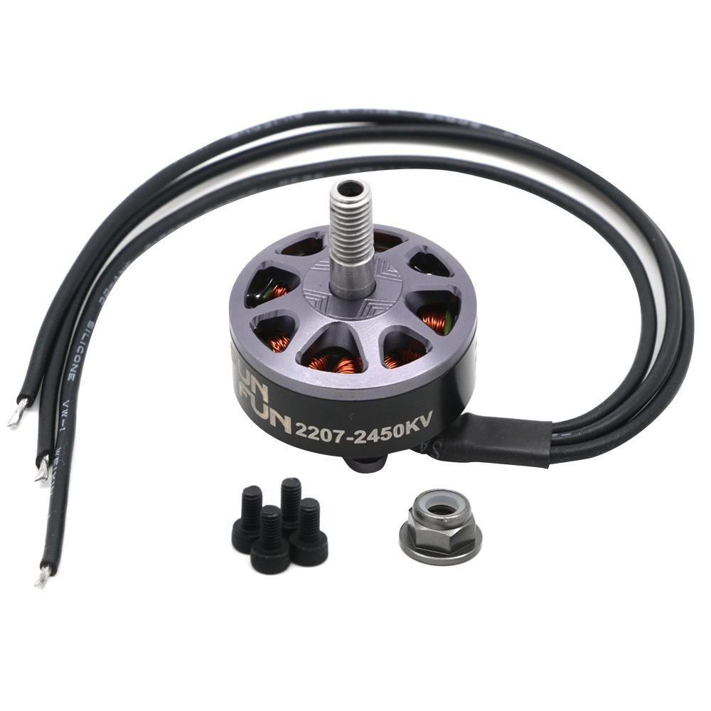 1/4 pçs conjunto sun fun 2207  - Drone Kit Fpv avaliação e preço
